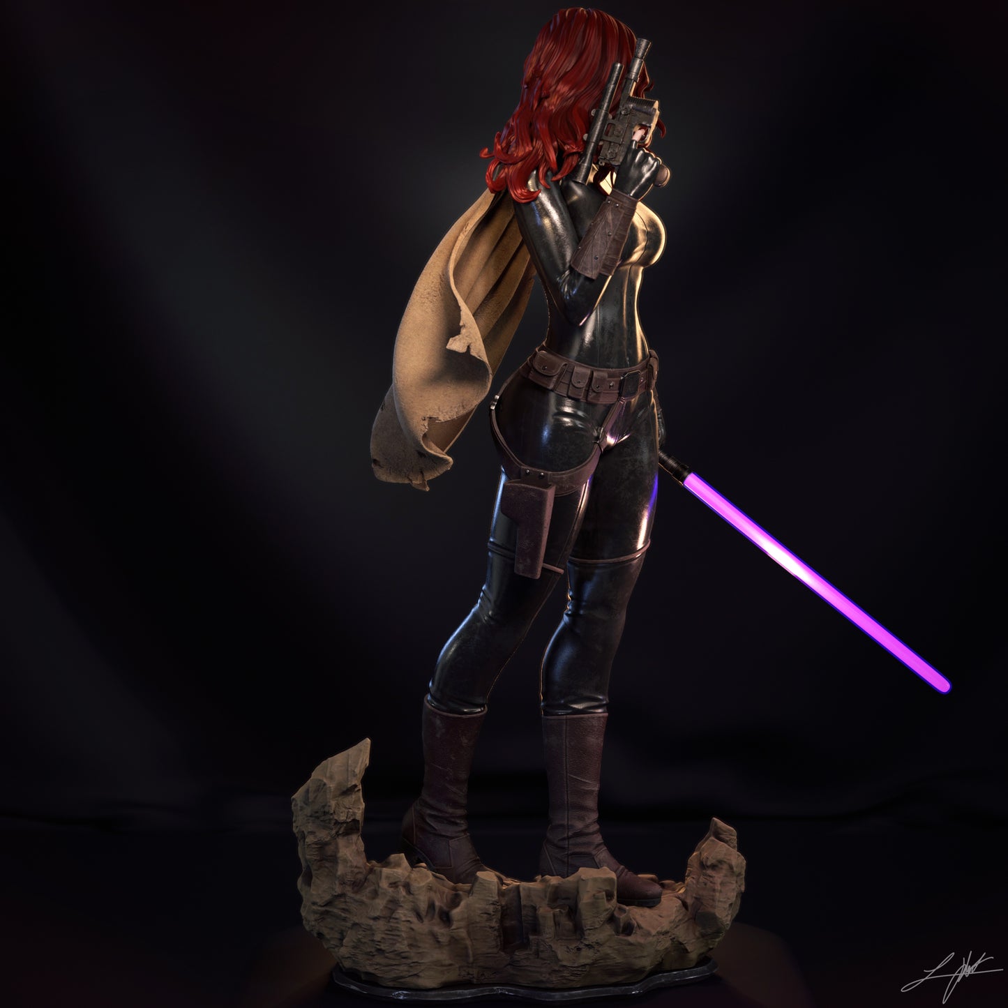 Mara Jade Resin Fan Art - MTO (Design by Abe3D)