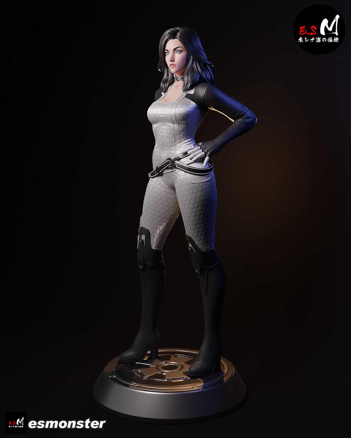 Miranda Lawson Mass Effect 2 Resin Art (East Sea Monster Version)