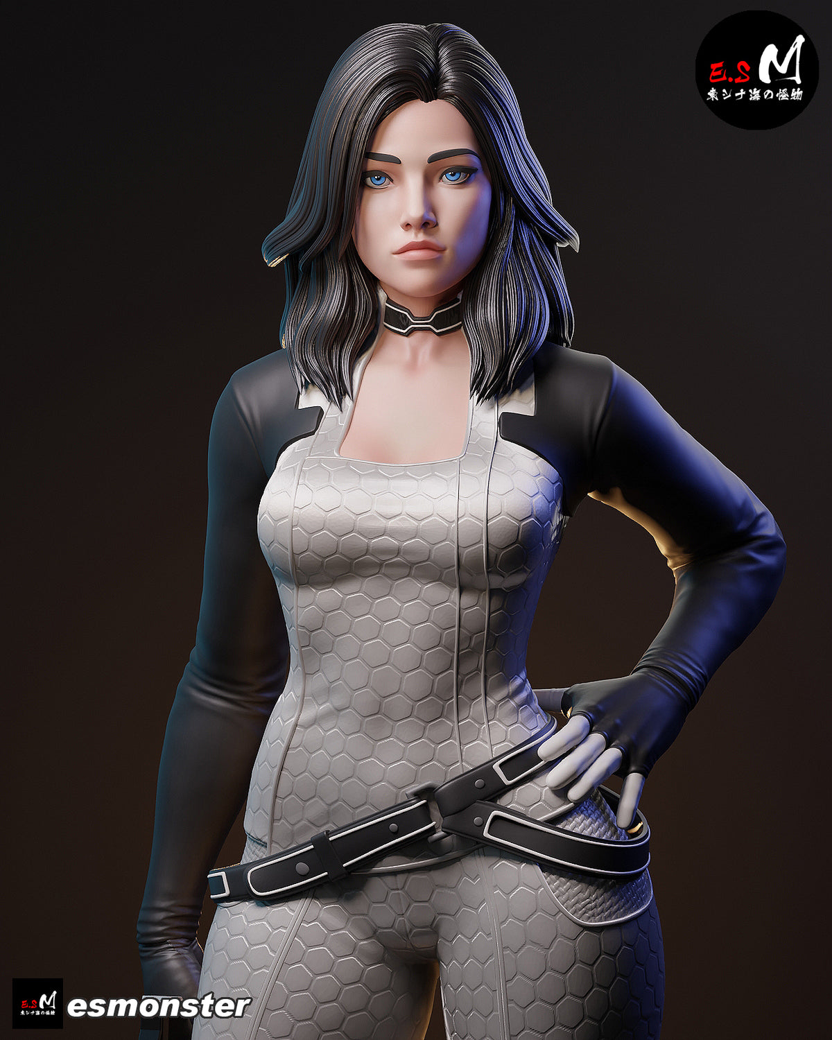 Miranda Lawson Mass Effect 2 Resin Art (East Sea Monster Version)