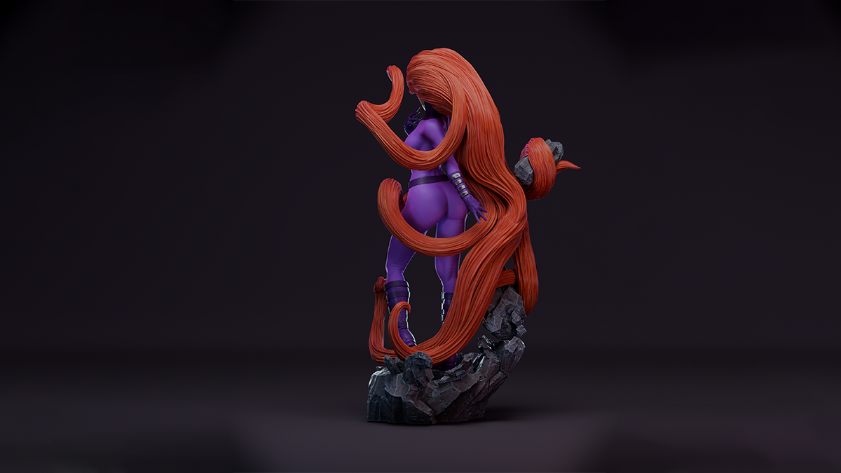 Medusa Resin Fan Art (ATV Version)