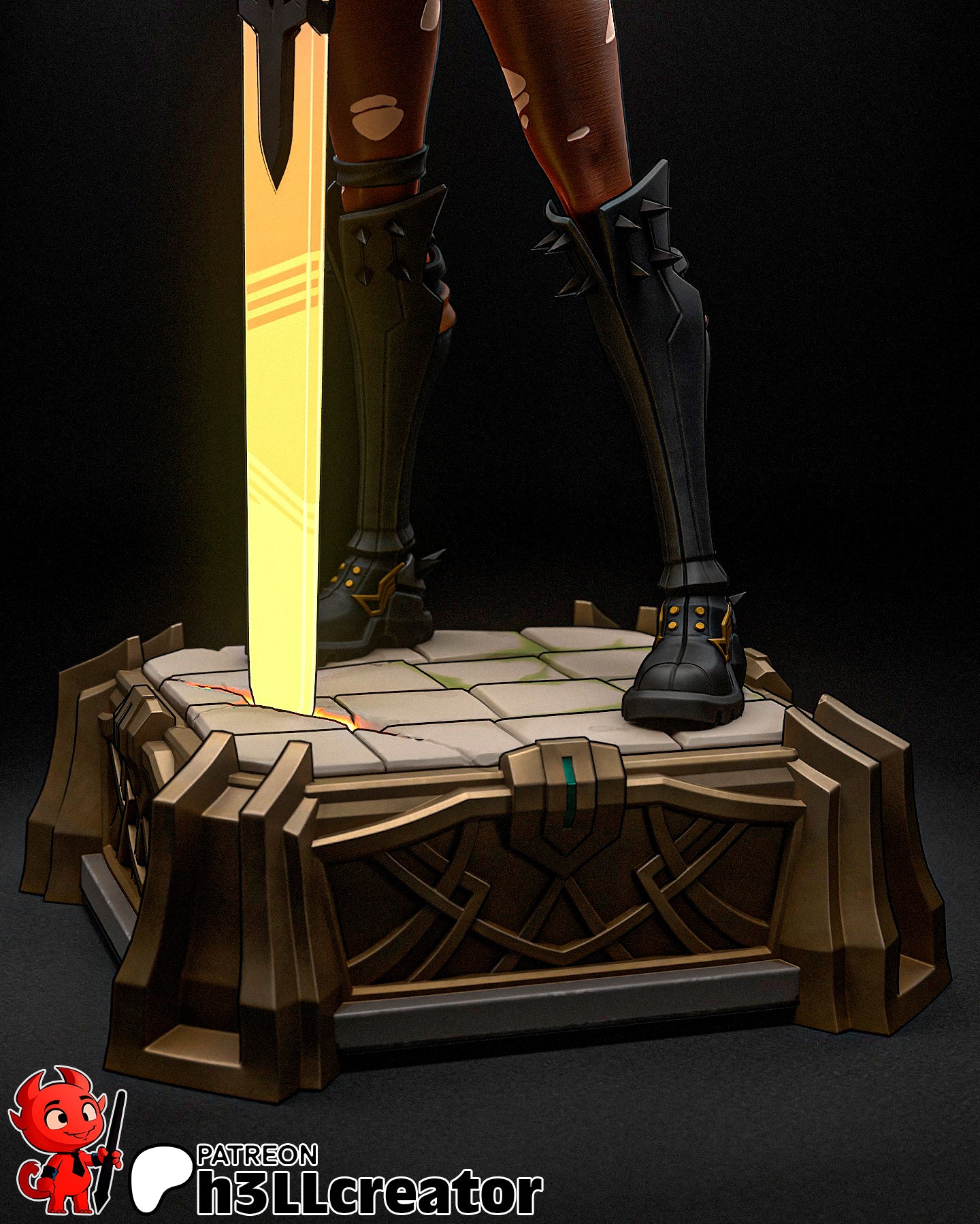 Marvel Rivals Magik Resin Fan Art - MTO (HC)