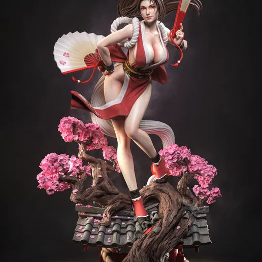 Mai Shiranui Street Fighter Resin Art (Tanuki Version)