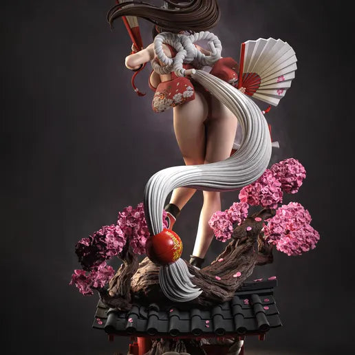 Mai Shiranui Street Fighter Resin Art (Tanuki Version)