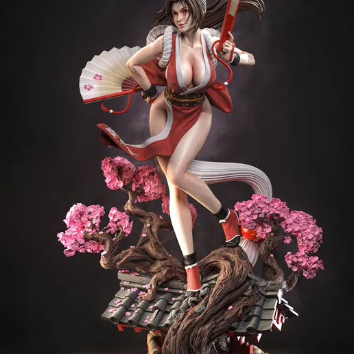 Mai Shiranui Street Fighter Resin Art (Tanuki Version)
