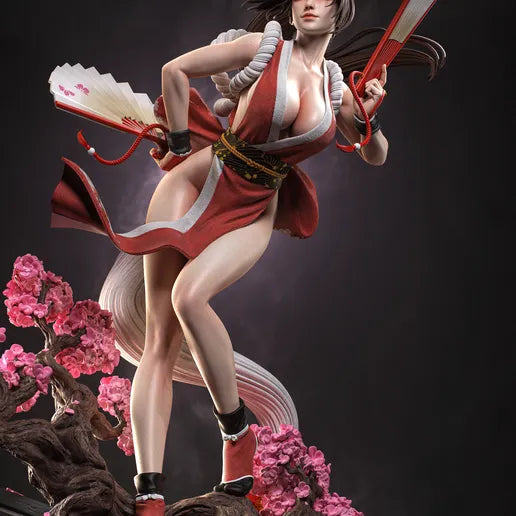 Mai Shiranui Street Fighter Resin Art (Tanuki Version)