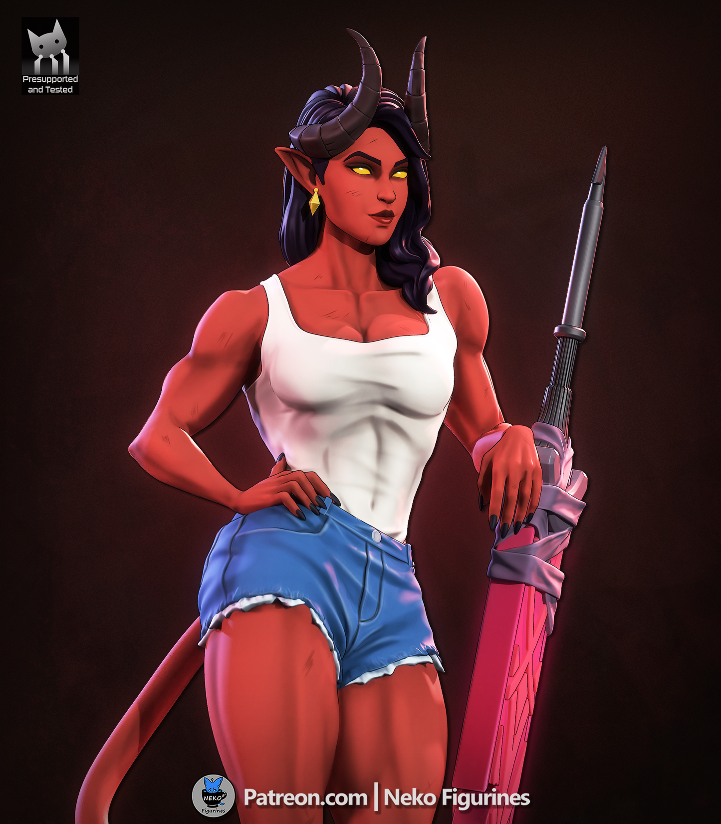 Malevola Dispatch Resin Fan Art MTO (Design by Neko)