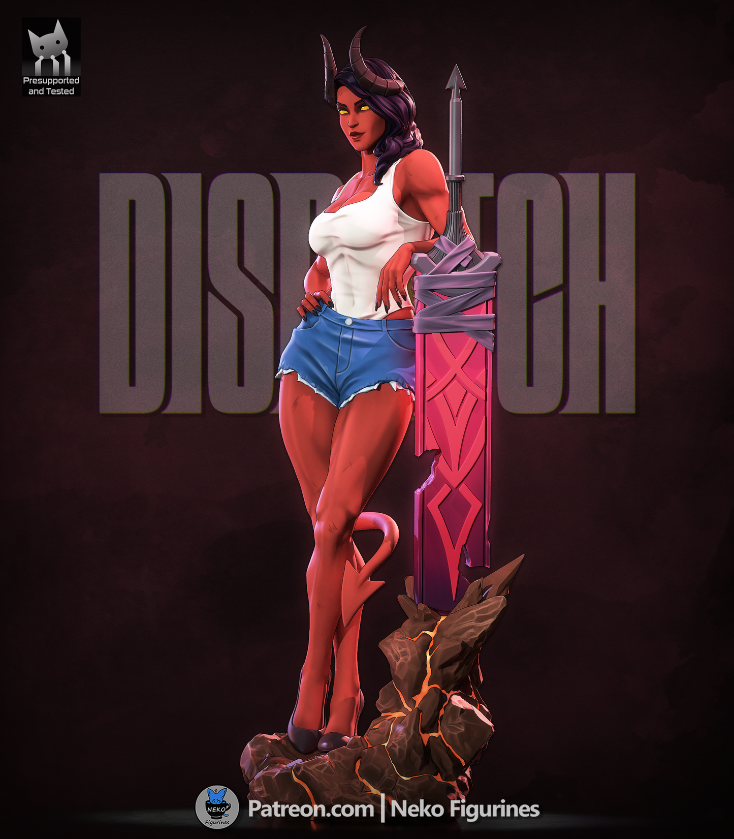 Malevola Dispatch Resin Fan Art MTO (Design by Neko)