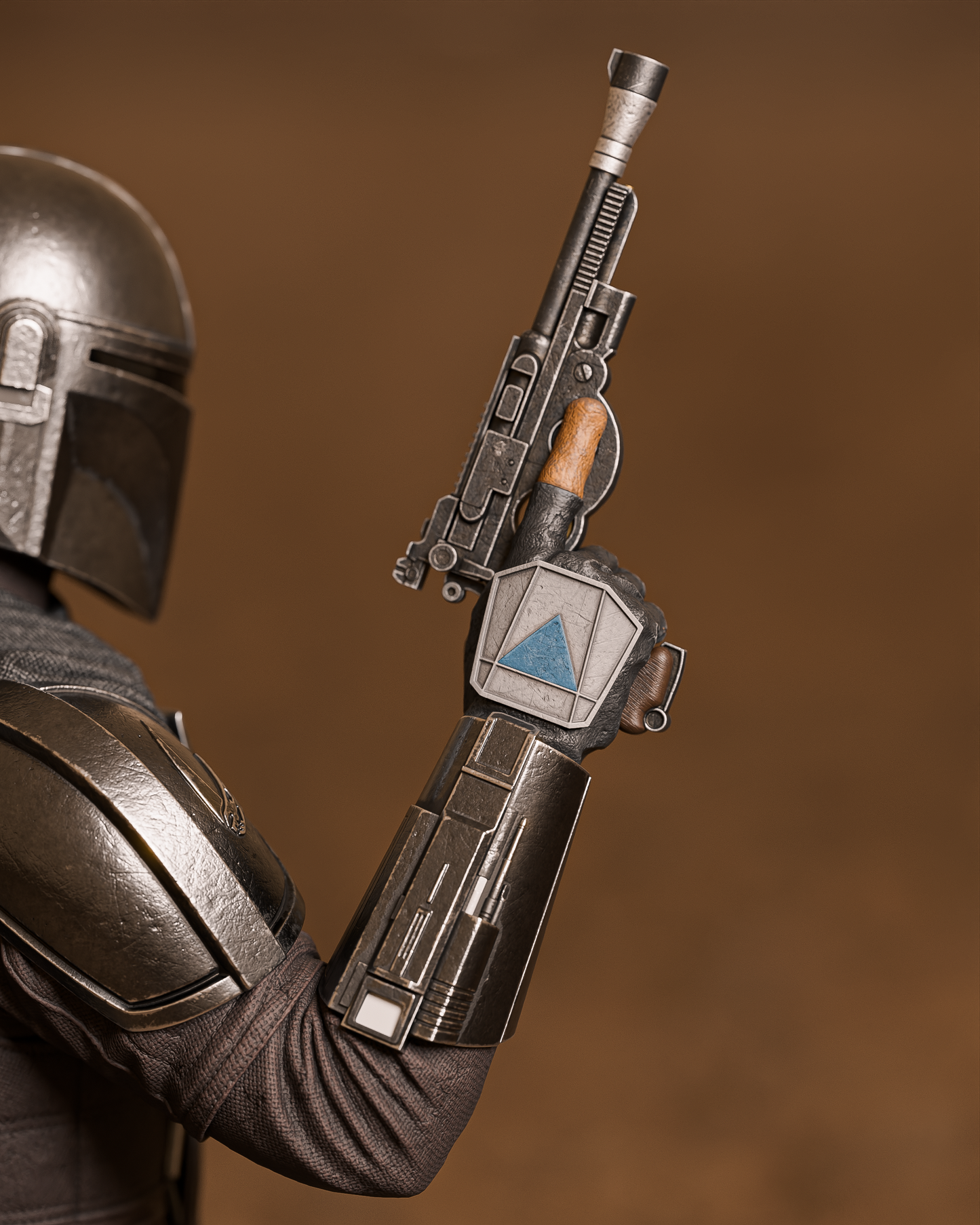 The Mandalorian Resin Art (Design by CA3D)