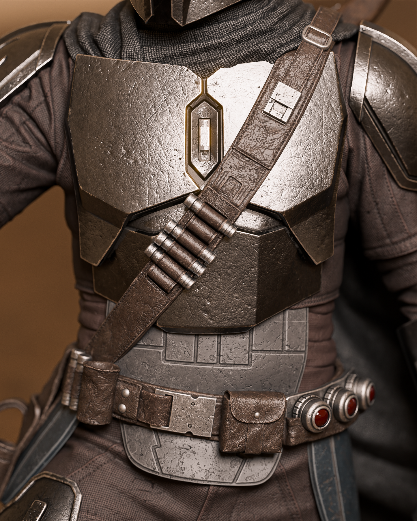 The Mandalorian Resin Art (Design by CA3D)