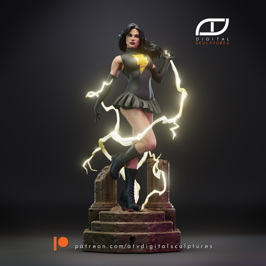Mary Marvel Resin Fan Art - MTO (ATV)