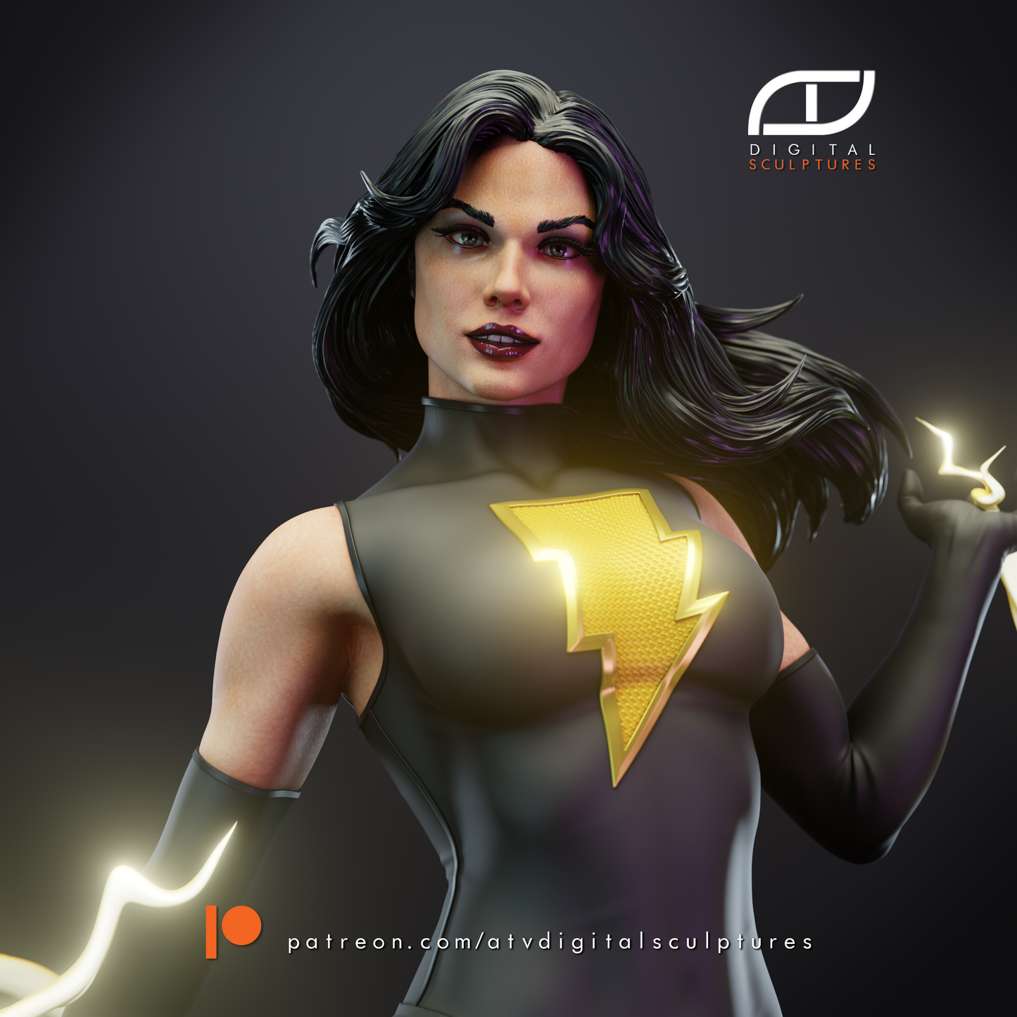 Mary Marvel Resin Fan Art - MTO (ATV)