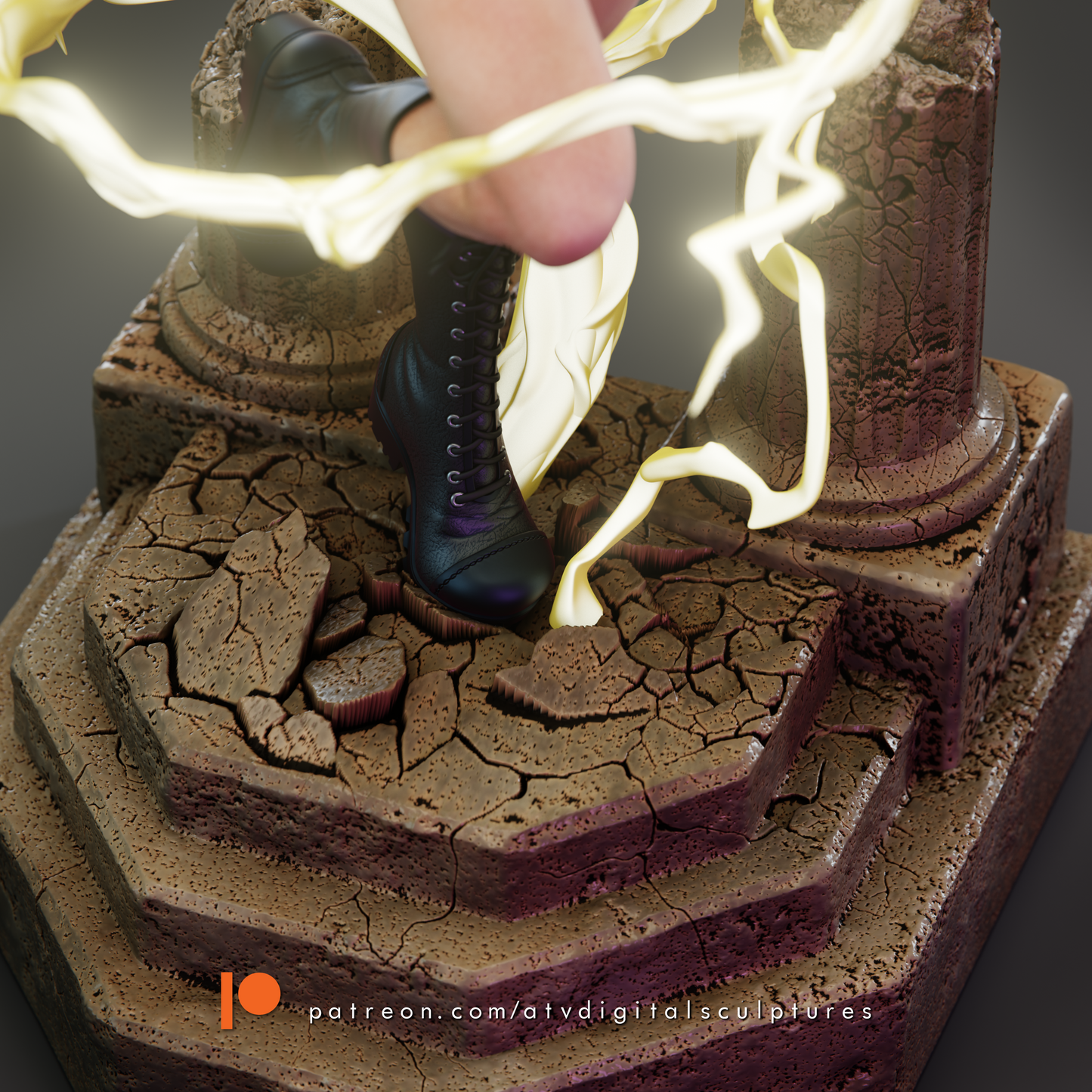 Mary Marvel Resin Fan Art - MTO (ATV)