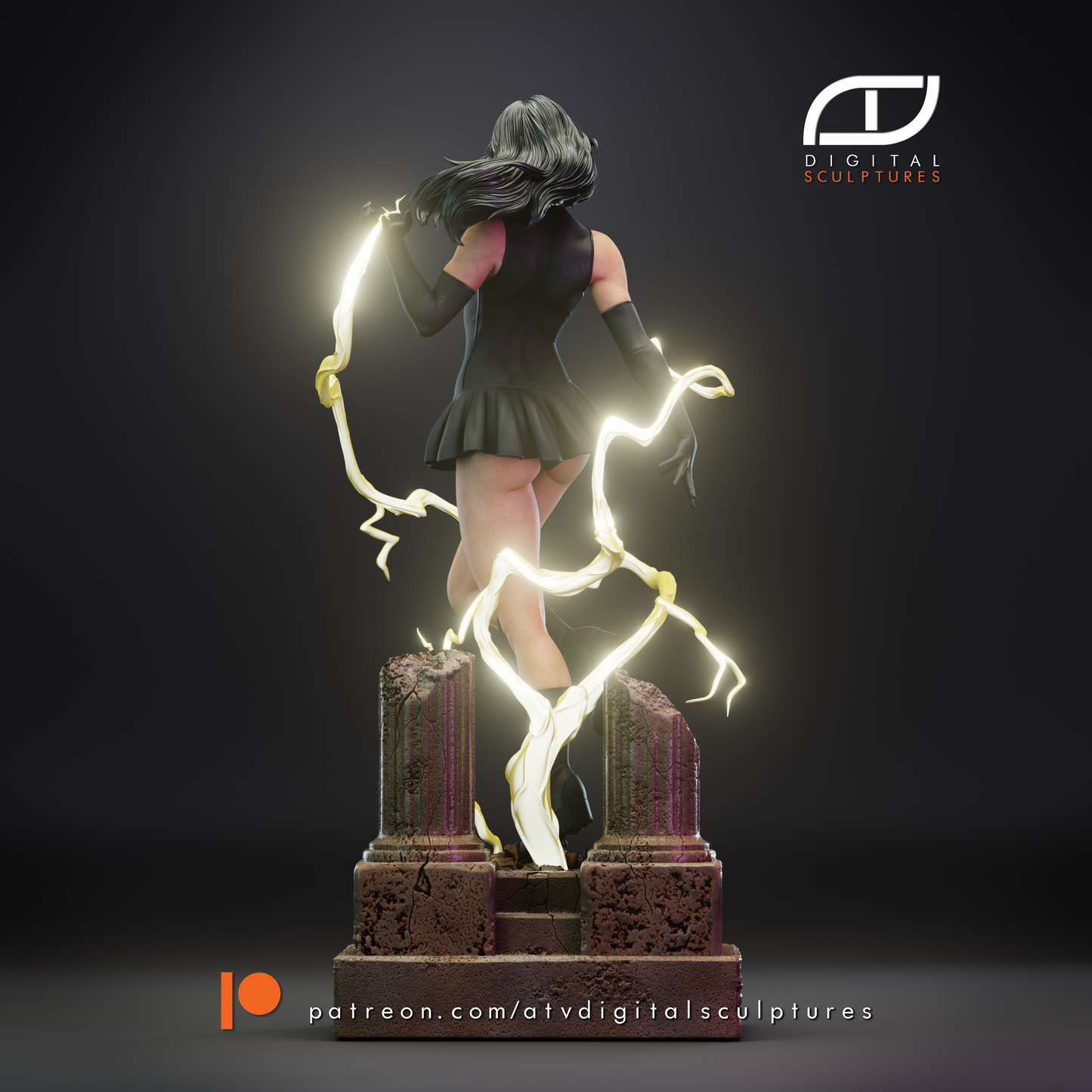 Mary Marvel Resin Fan Art - MTO (ATV)