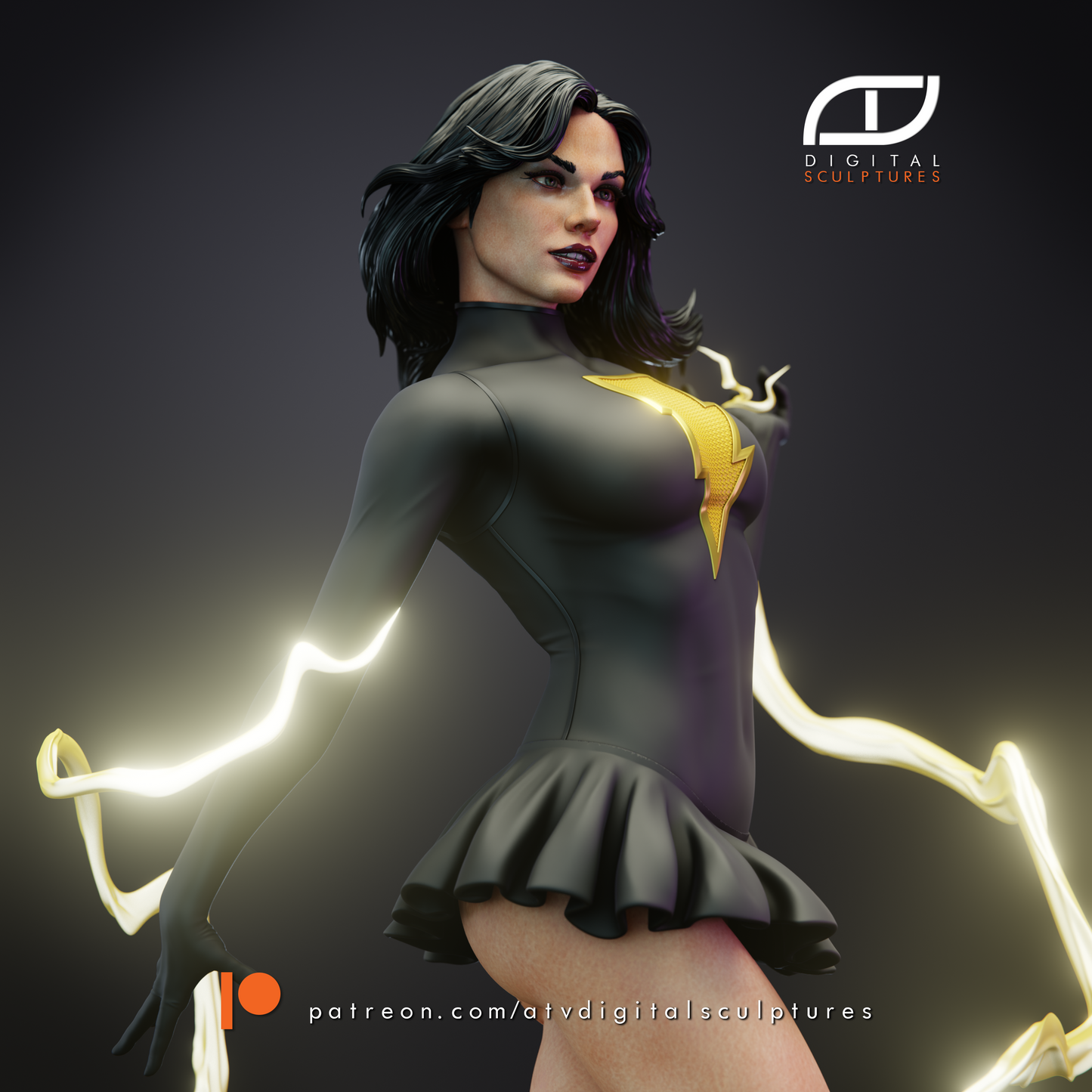 Mary Marvel Resin Fan Art - MTO (ATV)