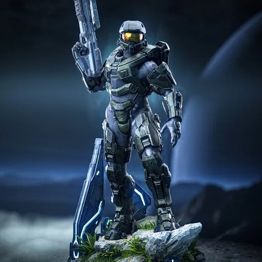 Master Chief Resin Art (Tanuki Version)