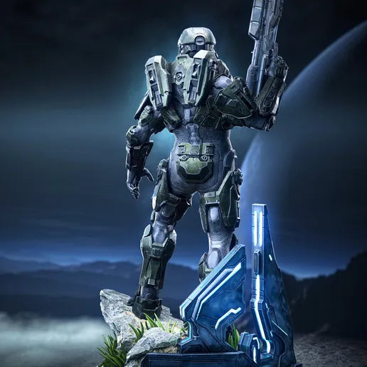 Master Chief Resin Art (Tanuki Version)