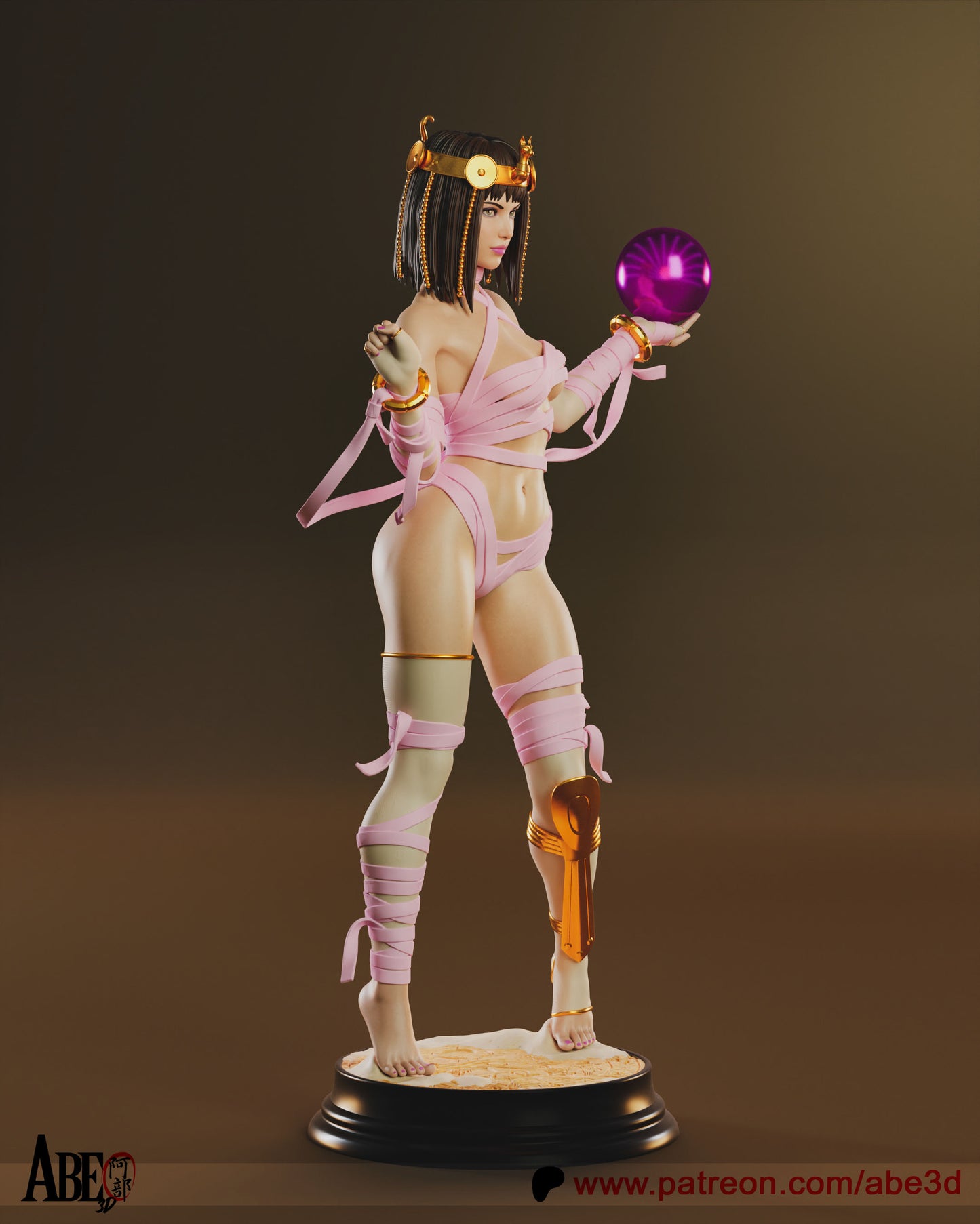 Menat Resin Art (Design by Abe3D)