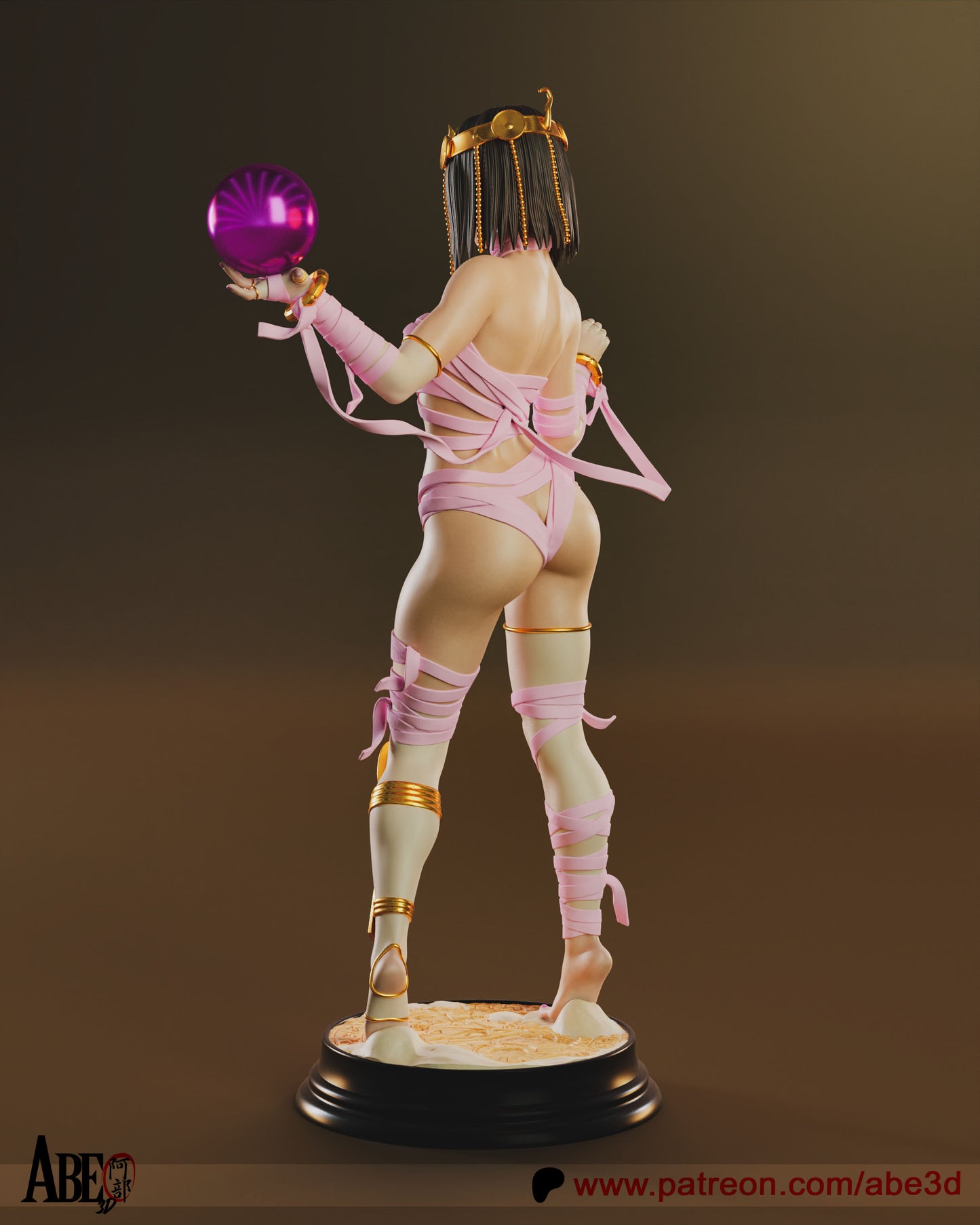 Menat Resin Art (Design by Abe3D)