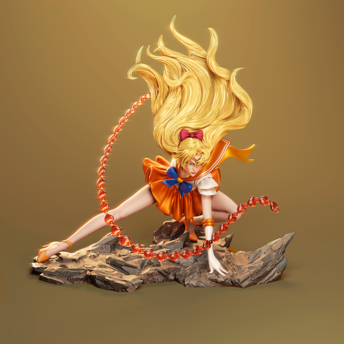 Minako Aino Sailor Moon Resin Art - MTO (Design by CA3D)