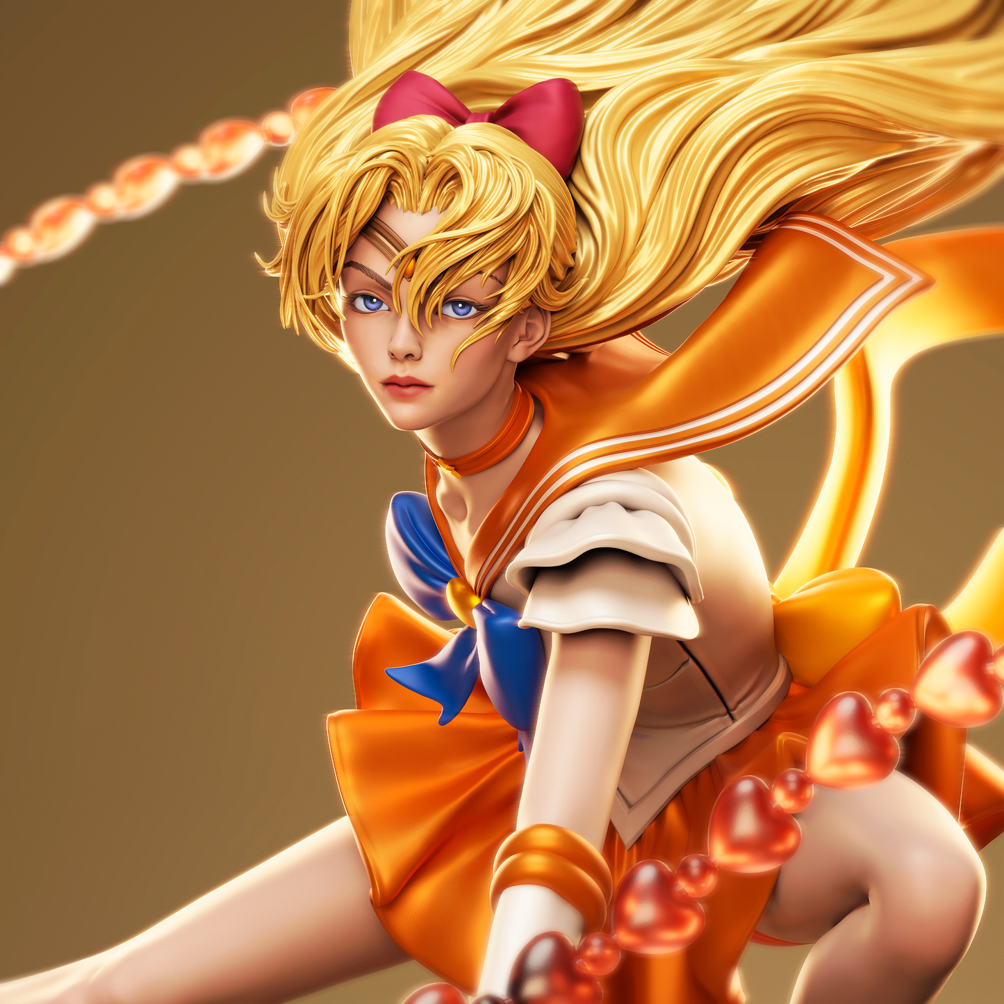 Minako Aino Sailor Moon Resin Art - MTO (Design by CA3D)
