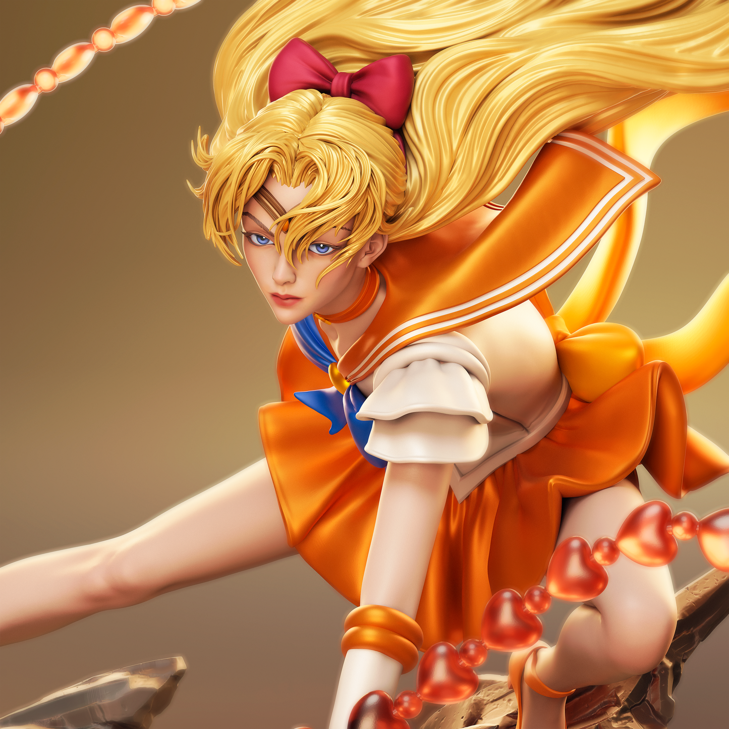 Minako Aino Sailor Moon Resin Art - MTO (Design by CA3D)