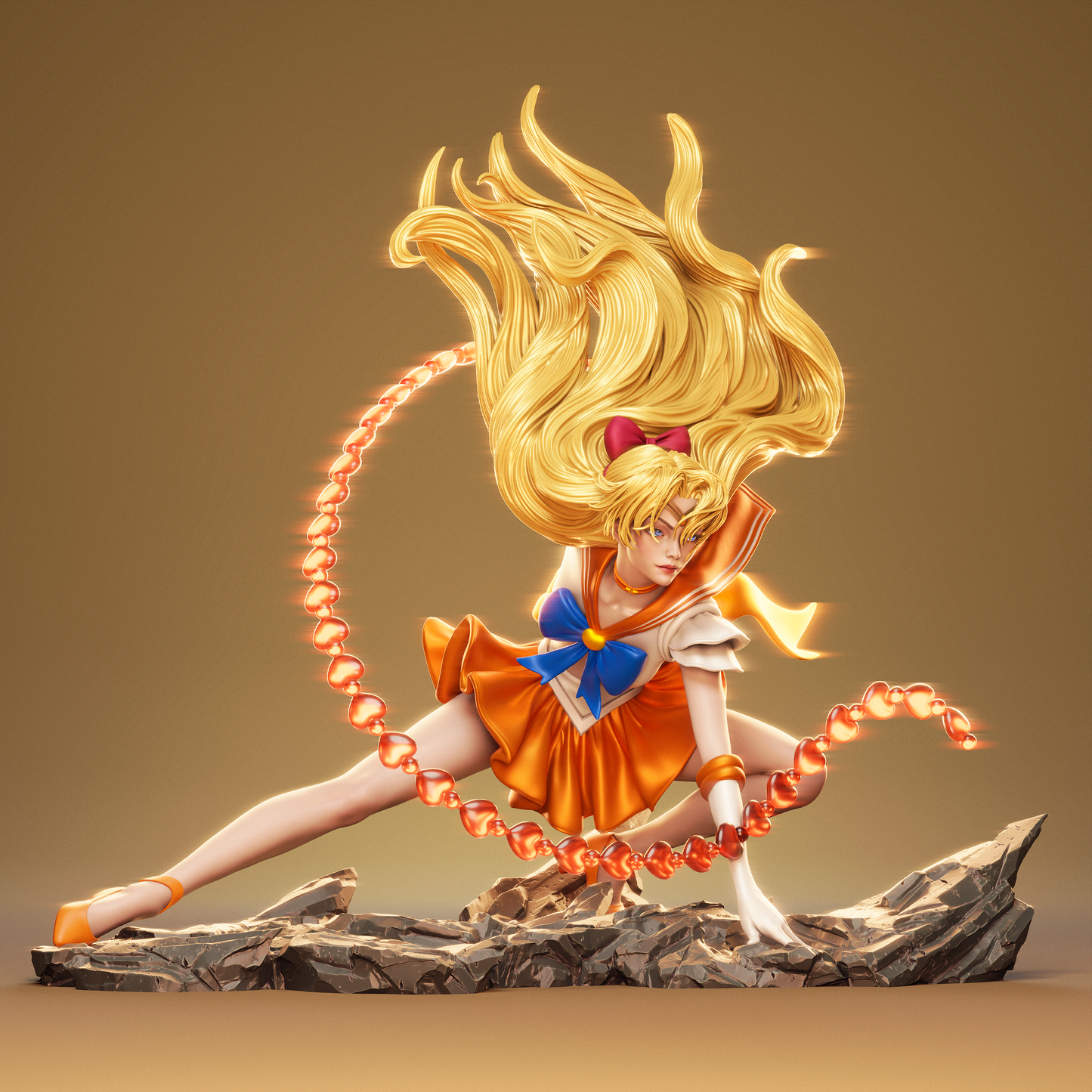 Minako Aino Sailor Moon Resin Art - MTO (Design by CA3D)