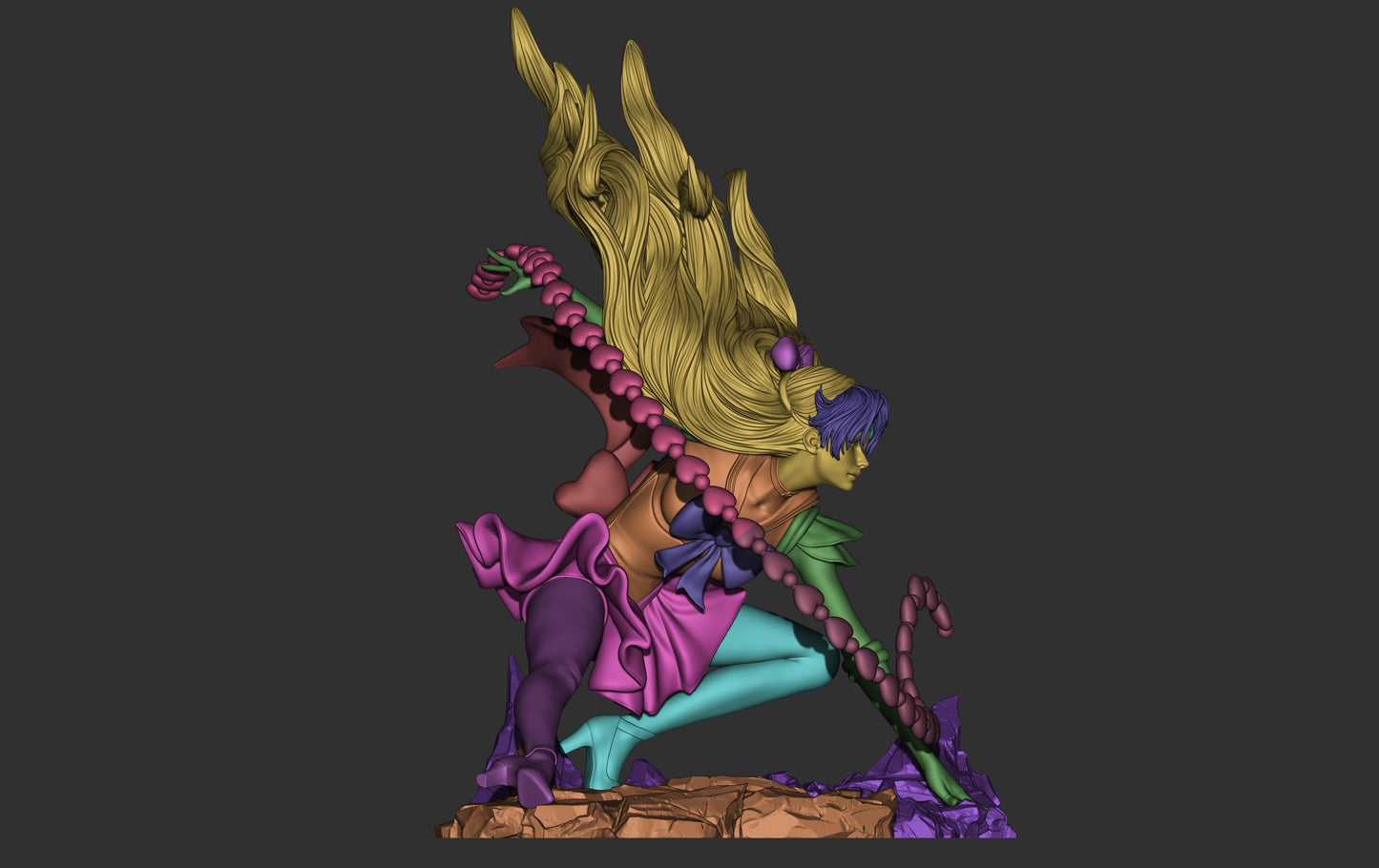 Minako Aino Sailor Moon Resin Art - MTO (Design by CA3D)