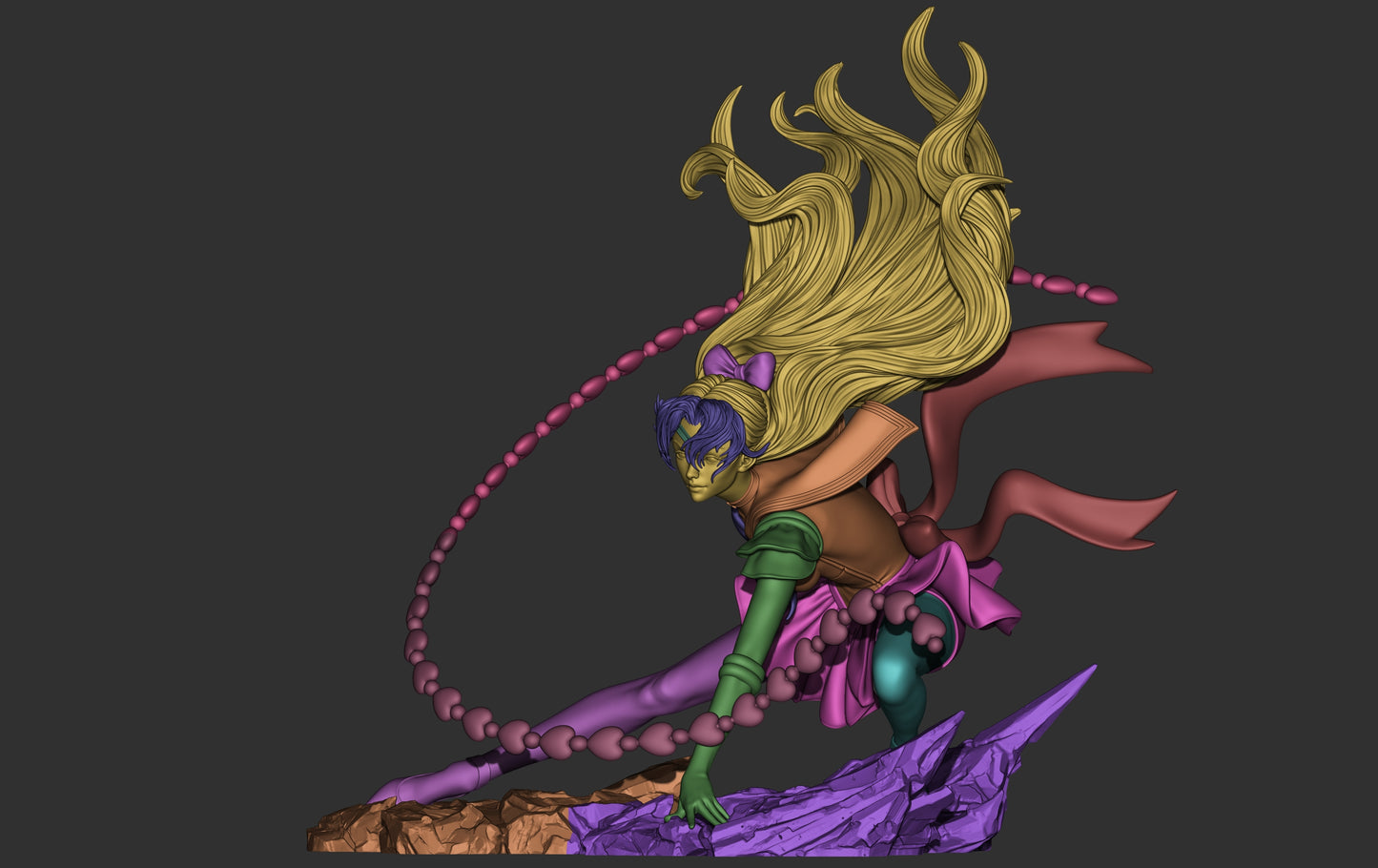 Minako Aino Sailor Moon Resin Art - MTO (Design by CA3D)