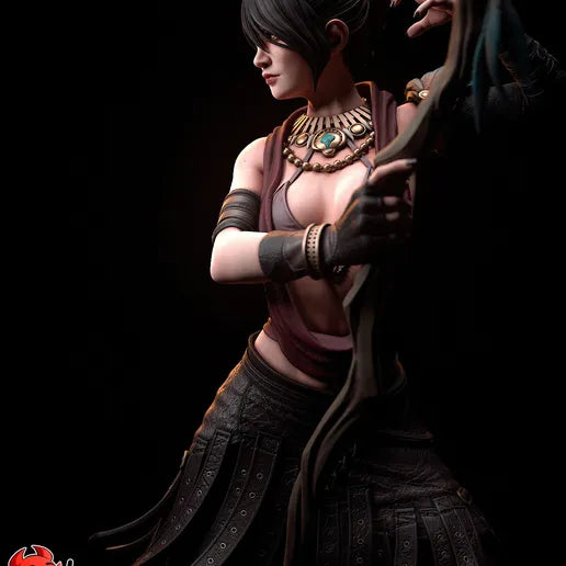 Morrigan Resin Fan Art - MTO (Design by H3llcreator)