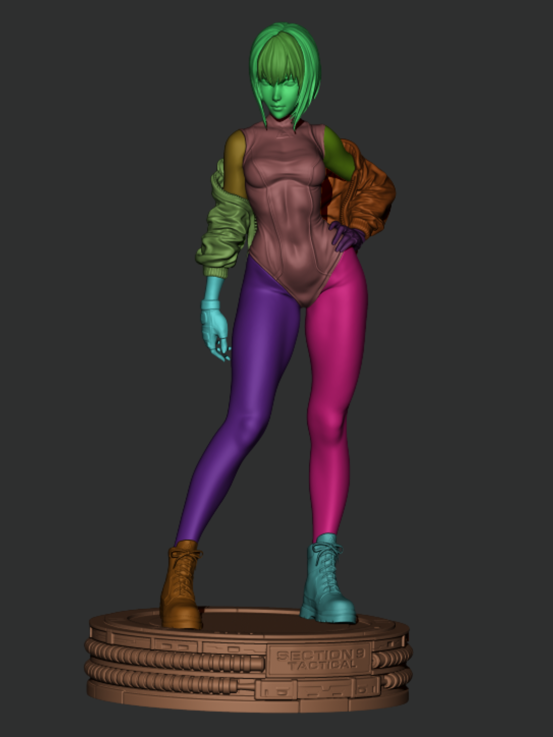 Motoko Resin Art - MTO (Design by CA3D)