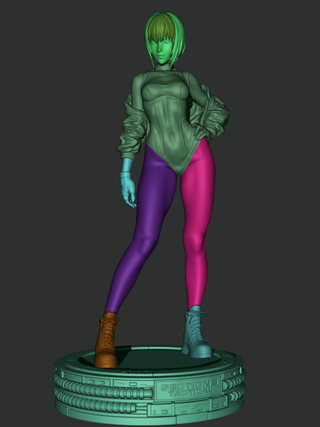 Motoko Resin Art - MTO (Design by CA3D)