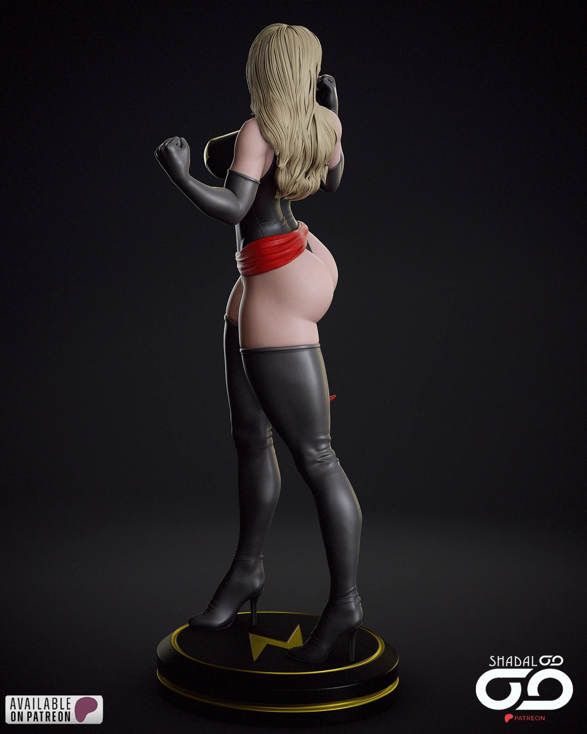 Ms. Marvel Resin Art (Shadaloo)