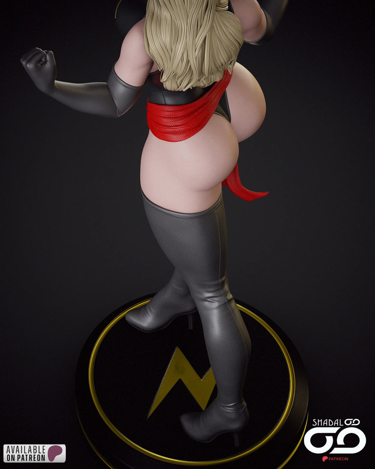 Ms. Marvel Resin Art (Shadaloo)