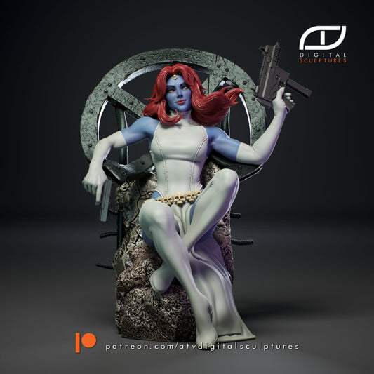 Mystique Resin Fan Art Pro Painted - MTO