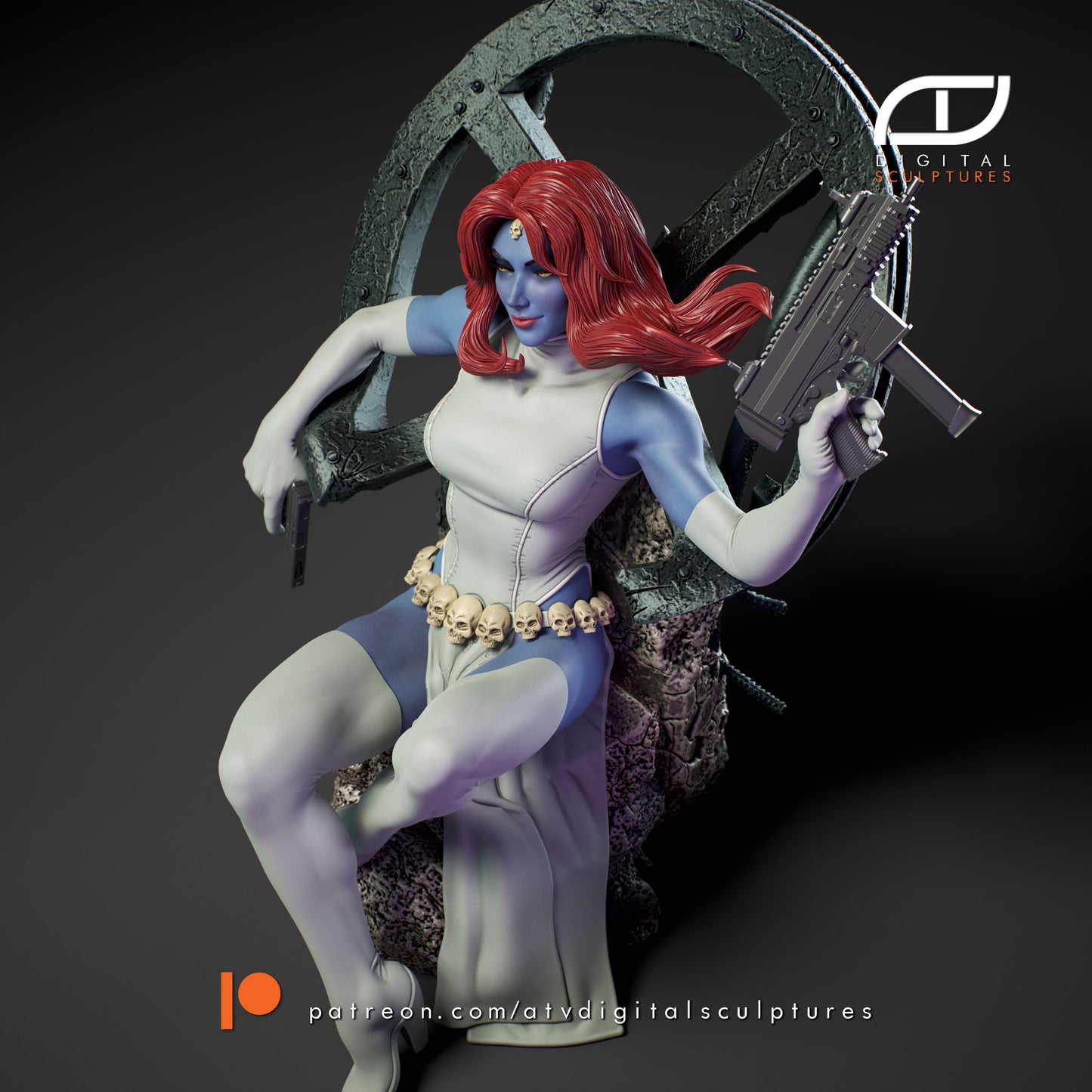 Mystique Resin Fan Art Pro Painted - MTO