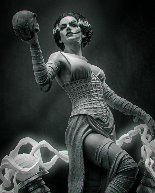 Frankenstein Bride Resin Art (Design by CA3D)