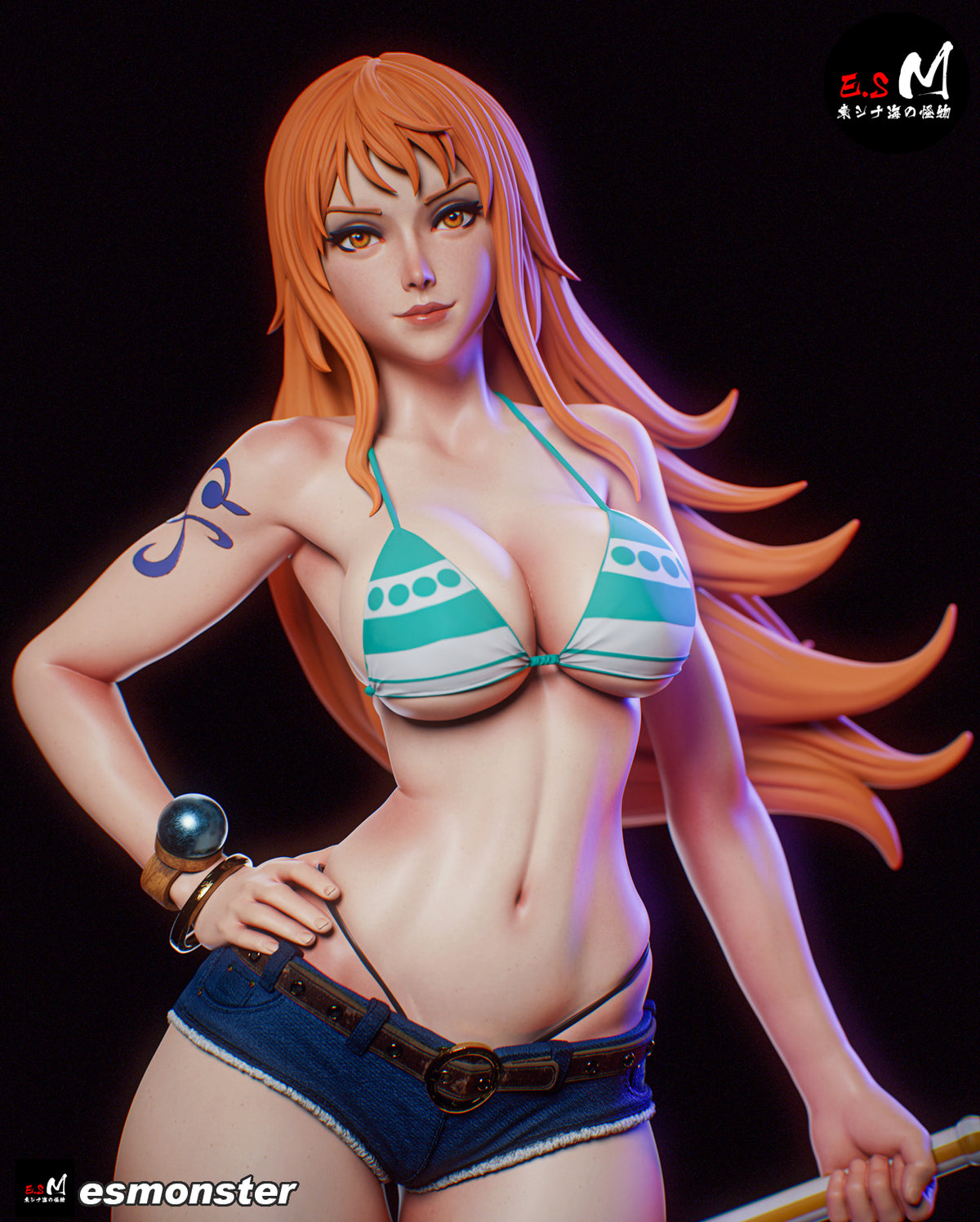 Nami Resin Art (East Sea Monster Version)