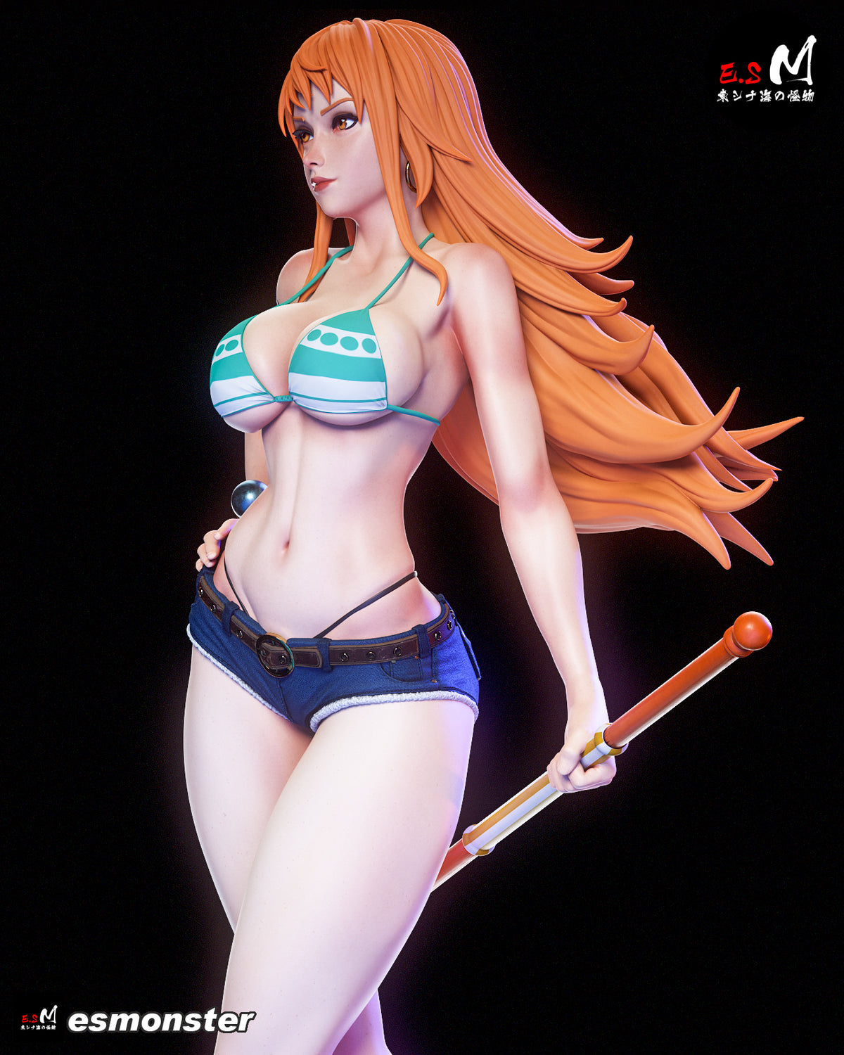 Nami Resin Art (East Sea Monster Version)