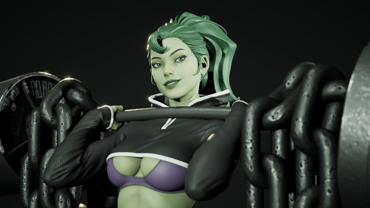 She Hulk Resin Art (Godlink Version)