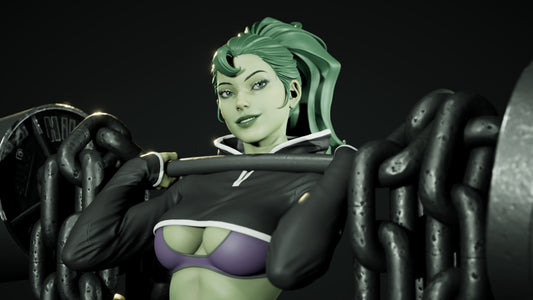She Hulk Resin Art (Godlink Version)
