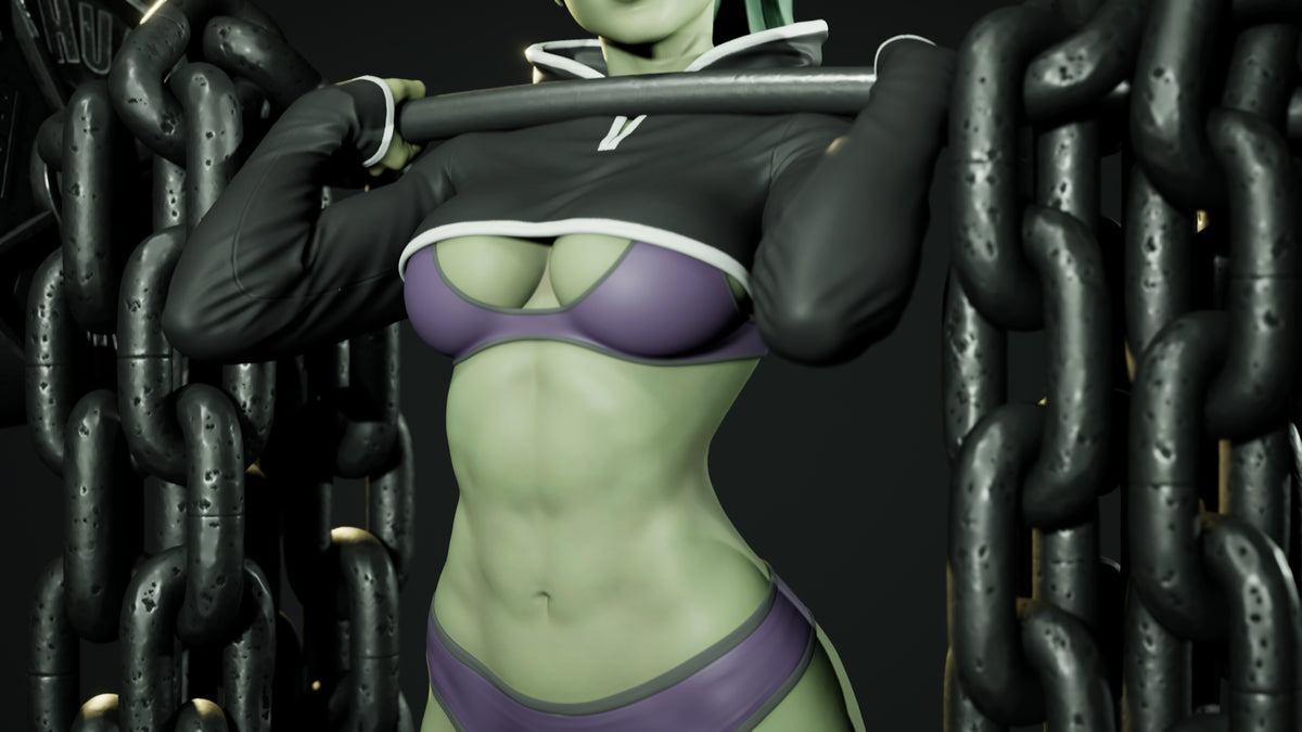 She Hulk Resin Art (Godlink Version)