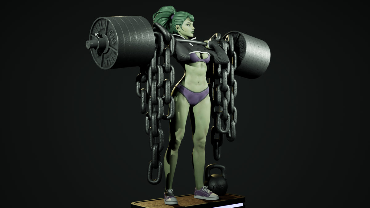 She Hulk Resin Art (Godlink Version)