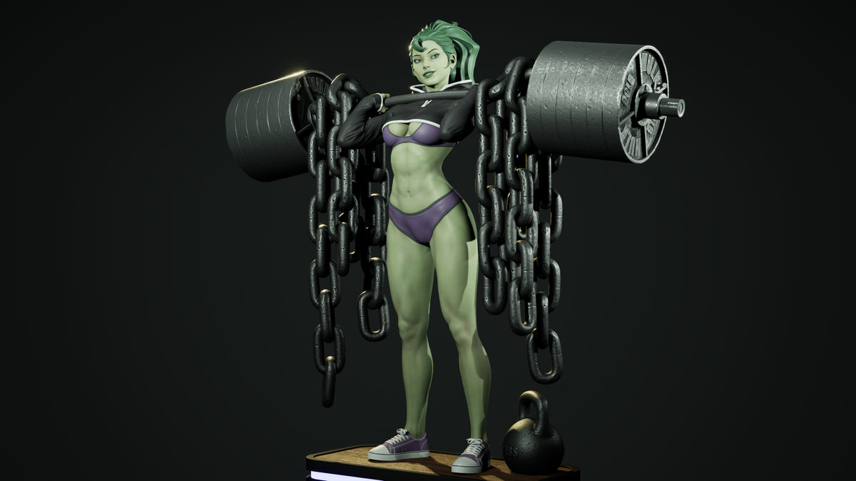 She Hulk Resin Art (Godlink Version)