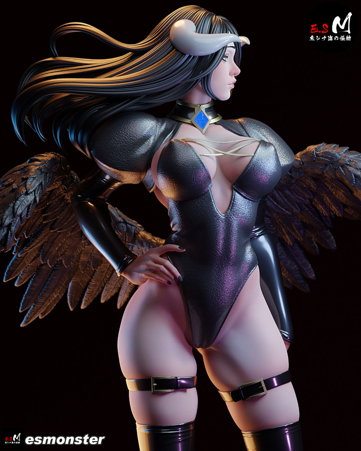 Albedo Overlord Resin Art (East Sea Monster Version)