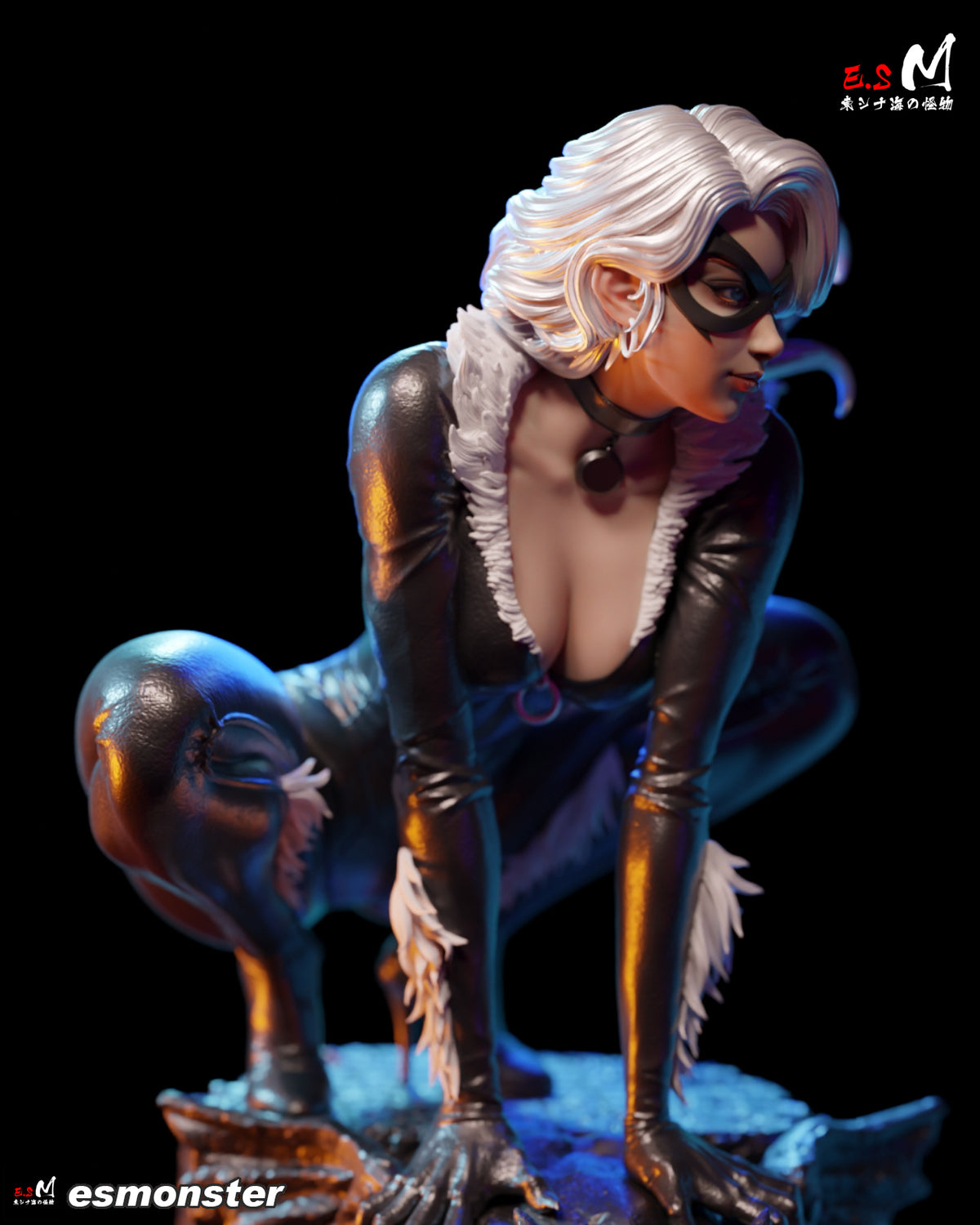Black Cat Resin Art (East Sea Monster Version)