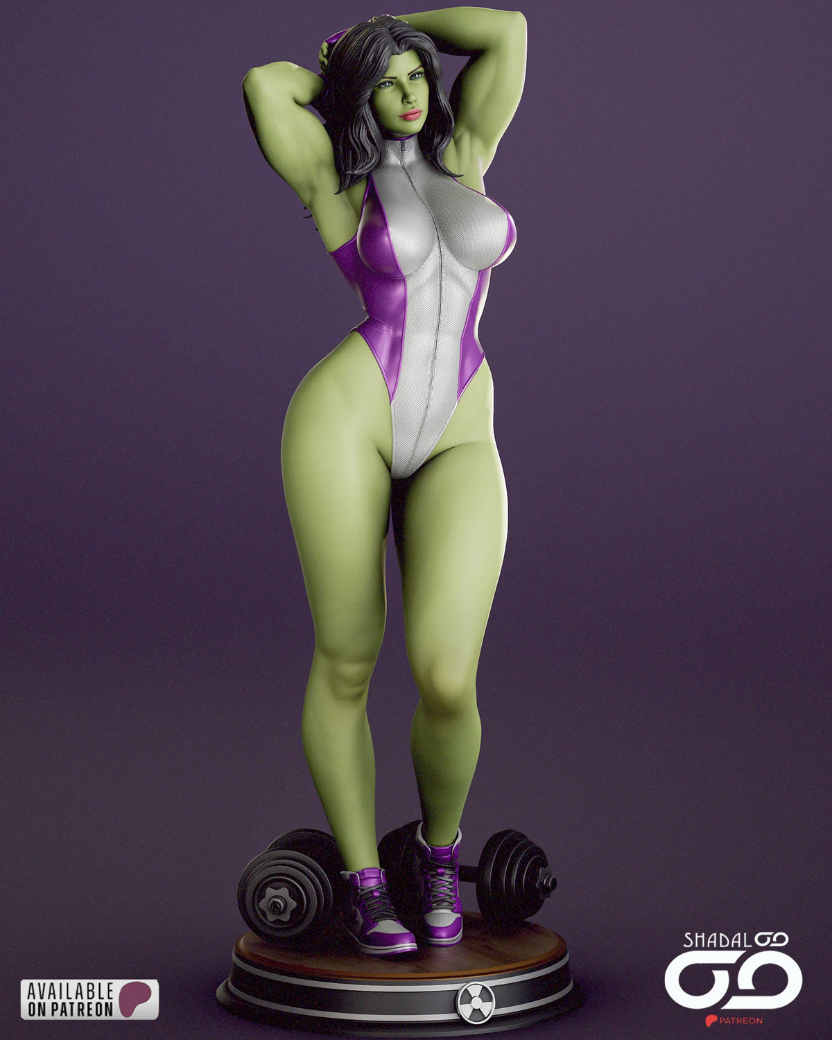 She Hulk Resin Art (Shadaloo)