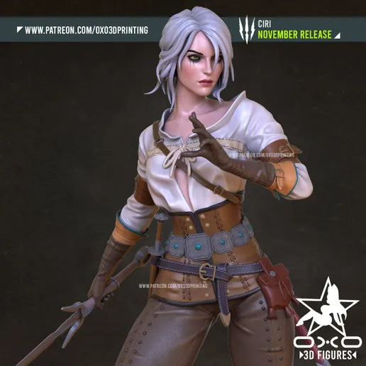 Ciri Resin Fan Art - MTO (OXO)