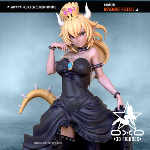 Bowsette Resin Fan Art - MTO (OXO)