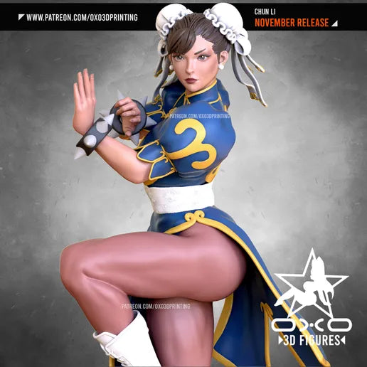 Chunli Resin Fan Art - MTO (OXO)