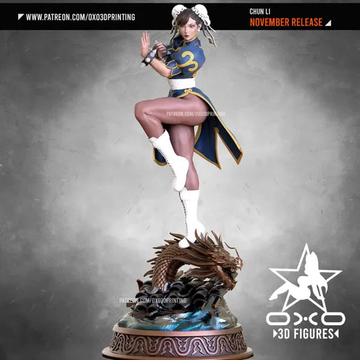 Chunli Resin Fan Art - MTO (OXO)